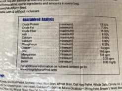 Integrity Low Starch Adult/Senior - No Molasses 7 Integrity Low Starch Adult/Senior - No Molasses -Horse Care Supply Store Integrity Adult Senior LS NoMol Bag 1 55547.1624654039