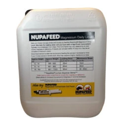 Nupafeed Magnesium Daily Liquid -Horse Care Supply Store Nupafeed Liquid 5LITER back 141191 003 89127.1689878709