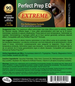 Perfect Prep EQ Extreme Calming Paste -Horse Care Supply Store Perfect prep eq extreme label 27333.1649344391 35701.1650386630