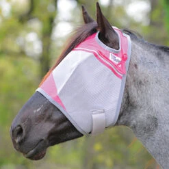 Cashel Crusader Fly Masks -Horse Care Supply Store crusader fly mask bc pink no ears CFMS CH cashel 96831.1658964234