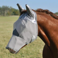 Cashel Crusader Fly Masks -Horse Care Supply Store crusader fly mask ears nose CFMLE cashel 25674.1658964959