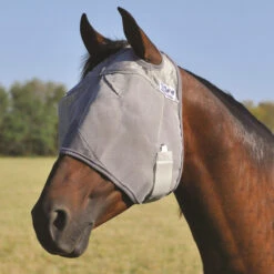 Cashel Crusader Fly Masks -Horse Care Supply Store crusader fly mask grey cashel 40917.1658967697