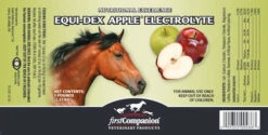 Equi-Dex Electrolyte -Horse Care Supply Store equi dex electrolyte apple 5lb label first companion 31526.1660608680