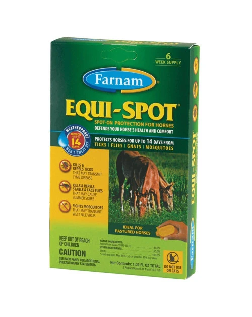 Equi-Spot Topical Fly Repellent -3pk 3 Equi-Spot Topical Fly Repellent -3pk