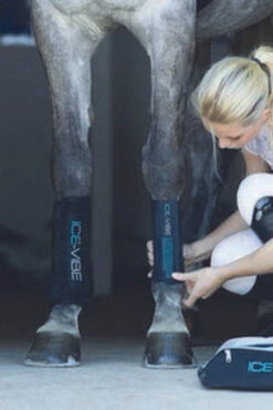 Horseware Ireland ICE-VIBE Circulation Therapy Horse Boots -Horse Care Supply Store ice vibe boots applying 66007 91710.1589325906