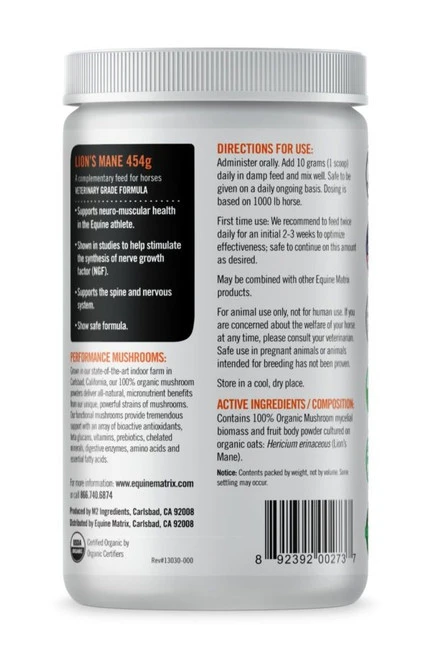 Lion's Mane Equine Matrix 3 Lion's Mane Equine Matrix