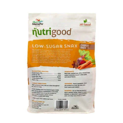 Nutrigood Low Sugar Snax Horse Treats 4 Nutrigood Low Sugar Snax Horse Treats - Image 2