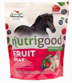 Nutrigood Fruit Snax Horse Treats -Horse Care Supply Store nutrigood fruitsnax berry oats front 21304212 manna pro 29636.1678311319