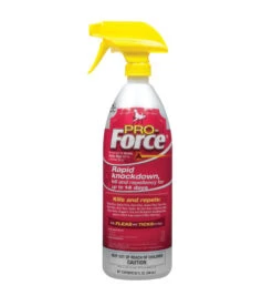 Pro-Force Rapid Knockdown Fly Spray -Horse Care Supply Store pro force red 32oz spray front manna pro 49768.1678314963